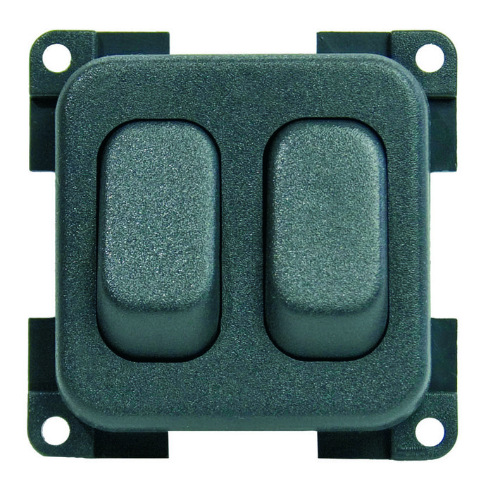 CBE 12v Double Unipolar Switch 2 Gang 2 Way Rainbow Conversions Ltd